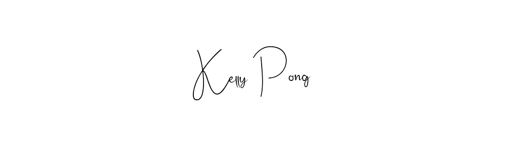 Make a beautiful signature design for name Kelly Pong. With this signature (Andilay-7BmLP) style, you can create a handwritten signature for free. Kelly Pong signature style 4 images and pictures png