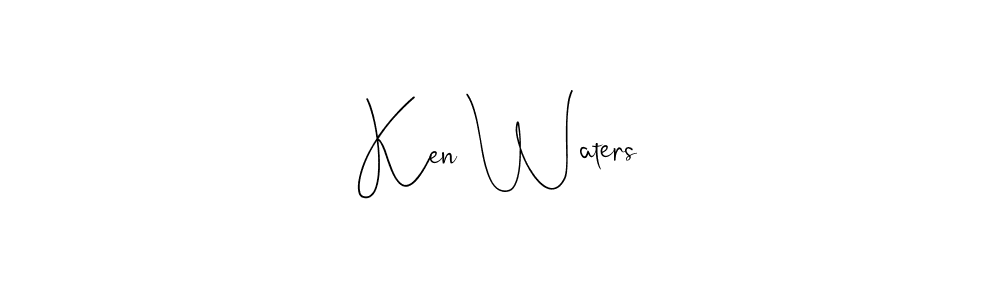 Design your own signature with our free online signature maker. With this signature software, you can create a handwritten (Andilay-7BmLP) signature for name Ken Waters. Ken Waters signature style 4 images and pictures png