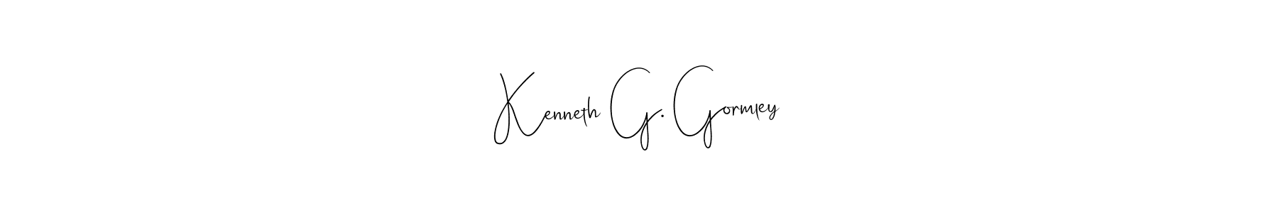 Make a short Kenneth G. Gormley signature style. Manage your documents anywhere anytime using Andilay-7BmLP. Create and add eSignatures, submit forms, share and send files easily. Kenneth G. Gormley signature style 4 images and pictures png