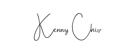 Create your official email sign-off with Kenny Chiu name in Andilay-7BmLP style. Crisp, clean, and perfectly legible across all screens. Kenny Chiu signature style 4 images and pictures png