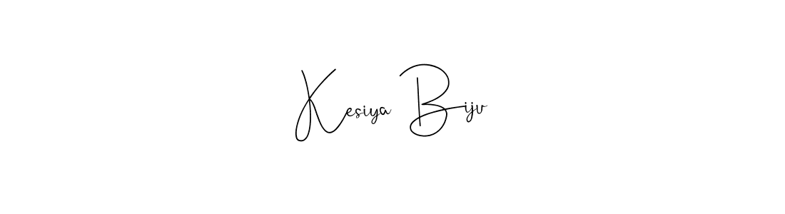 Create a beautiful signature design for name Kesiya Biju. With this signature (Andilay-7BmLP) fonts, you can make a handwritten signature for free. Kesiya Biju signature style 4 images and pictures png