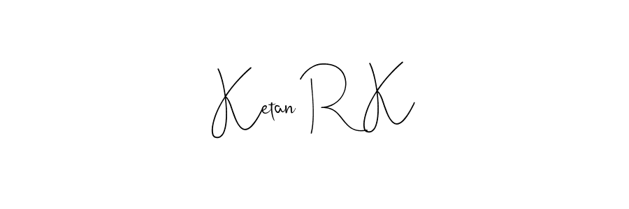 How to Draw Ketan R K signature style? Andilay-7BmLP is a latest design signature styles for name Ketan R K. Ketan R K signature style 4 images and pictures png