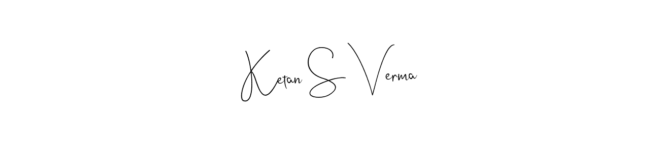 Once you've used our free online signature maker to create your best signature Andilay-7BmLP style, it's time to enjoy all of the benefits that Ketan S Verma name signing documents. Ketan S Verma signature style 4 images and pictures png