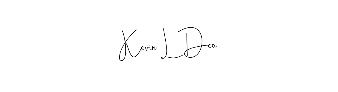 Make a beautiful signature design for name Kevin L Dea. With this signature (Andilay-7BmLP) style, you can create a handwritten signature for free. Kevin L Dea signature style 4 images and pictures png