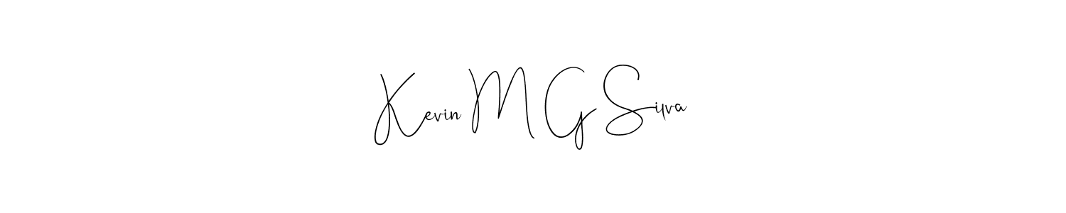 Make a beautiful signature design for name Kevin M G Silva. Use this online signature maker to create a handwritten signature for free. Kevin M G Silva signature style 4 images and pictures png