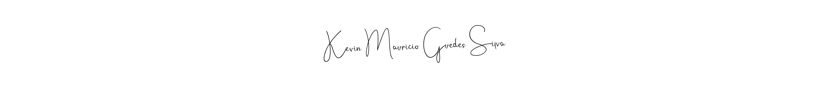 Andilay-7BmLP is a professional signature style that is perfect for those who want to add a touch of class to their signature. It is also a great choice for those who want to make their signature more unique. Get Kevin Mauricio Guedes Silva name to fancy signature for free. Kevin Mauricio Guedes Silva signature style 4 images and pictures png