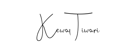 Personalize your online presence with Kewal Tiwari signature rendered in elegant Andilay-7BmLP font. Great for website footers and blogs. Kewal Tiwari signature style 4 images and pictures png
