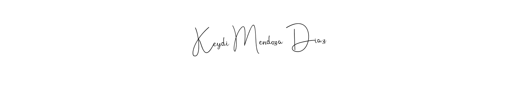 Keydi Mendoza Diaz stylish signature style. Best Handwritten Sign (Andilay-7BmLP) for my name. Handwritten Signature Collection Ideas for my name Keydi Mendoza Diaz. Keydi Mendoza Diaz signature style 4 images and pictures png