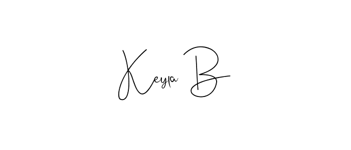 You should practise on your own different ways (Andilay-7BmLP) to write your name (Keyla B) in signature. don't let someone else do it for you. Keyla B signature style 4 images and pictures png