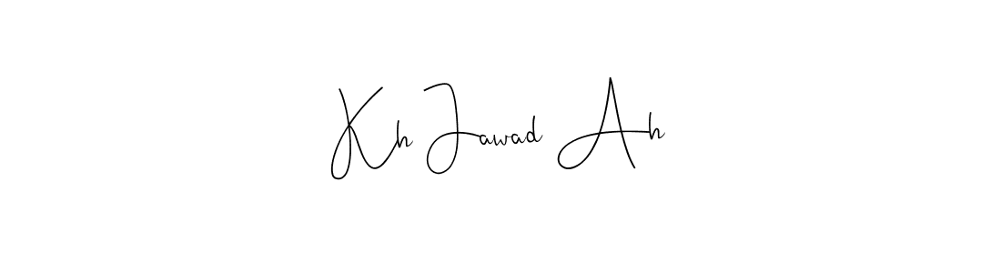 Also we have Kh Jawad Ah name is the best signature style. Create professional handwritten signature collection using Andilay-7BmLP autograph style. Kh Jawad Ah signature style 4 images and pictures png