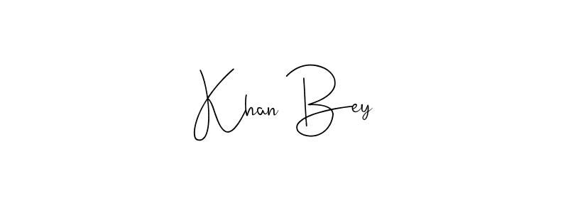 Andilay-7BmLP is a professional signature style that is perfect for those who want to add a touch of class to their signature. It is also a great choice for those who want to make their signature more unique. Get Khan Bey name to fancy signature for free. Khan Bey signature style 4 images and pictures png