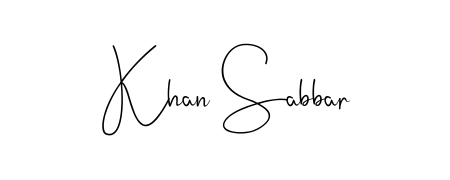 Get inspired by this graceful Andilay-7BmLP signature style for name Khan Sabbar. Smooth loops and balanced proportions for everyday use. Khan Sabbar signature style 4 images and pictures png