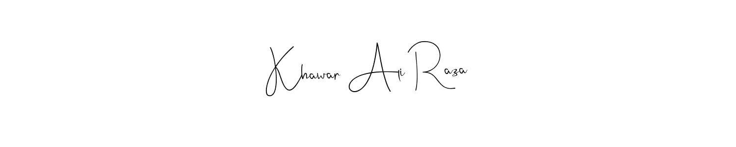 Make a beautiful signature design for name Khawar Ali Raza. Use this online signature maker to create a handwritten signature for free. Khawar Ali Raza signature style 4 images and pictures png