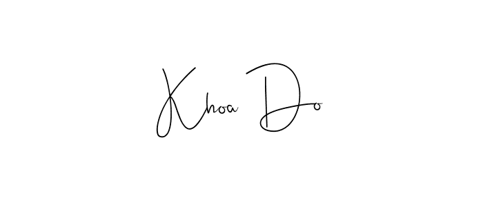 Also You can easily find your signature by using the search form. We will create Khoa Do name handwritten signature images for you free of cost using Andilay-7BmLP sign style. Khoa Do signature style 4 images and pictures png