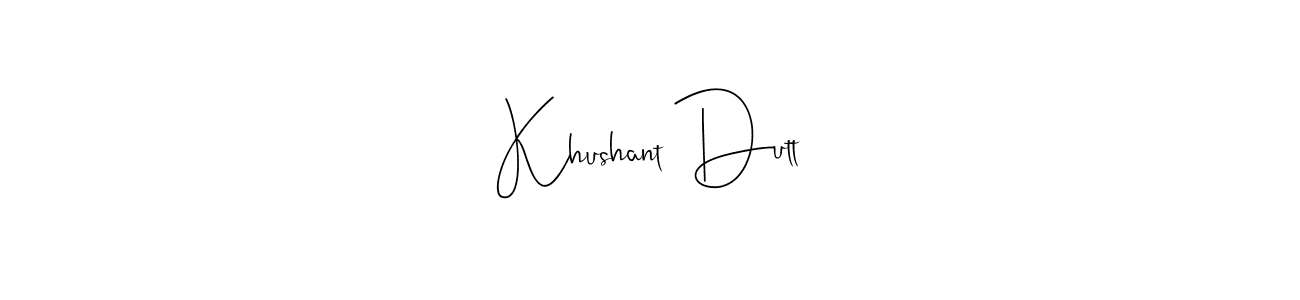 Make a beautiful signature design for name Khushant Dutt. Use this online signature maker to create a handwritten signature for free. Khushant Dutt signature style 4 images and pictures png