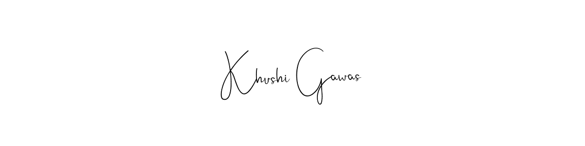 Here are the top 10 professional signature styles for the name Khushi Gawas. These are the best autograph styles you can use for your name. Khushi Gawas signature style 4 images and pictures png