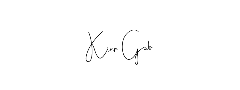 Also we have Kier Gab name is the best signature style. Create professional handwritten signature collection using Andilay-7BmLP autograph style. Kier Gab signature style 4 images and pictures png