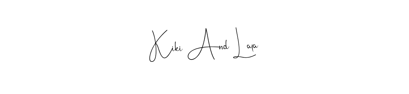 Check out images of Autograph of Kiki And Lala name. Actor Kiki And Lala Signature Style. Andilay-7BmLP is a professional sign style online. Kiki And Lala signature style 4 images and pictures png