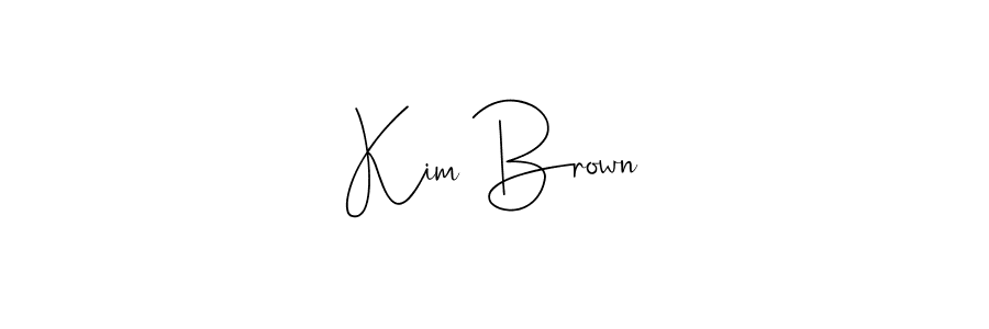 Andilay-7BmLP is a professional signature style that is perfect for those who want to add a touch of class to their signature. It is also a great choice for those who want to make their signature more unique. Get Kim Brown name to fancy signature for free. Kim Brown signature style 4 images and pictures png