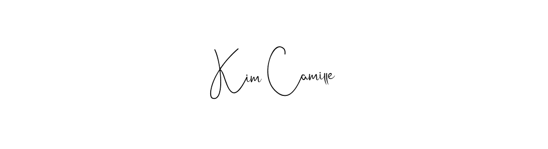 if you are searching for the best signature style for your name Kim Camille. so please give up your signature search. here we have designed multiple signature styles  using Andilay-7BmLP. Kim Camille signature style 4 images and pictures png