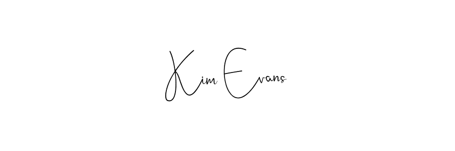 Also we have Kim Evans name is the best signature style. Create professional handwritten signature collection using Andilay-7BmLP autograph style. Kim Evans signature style 4 images and pictures png