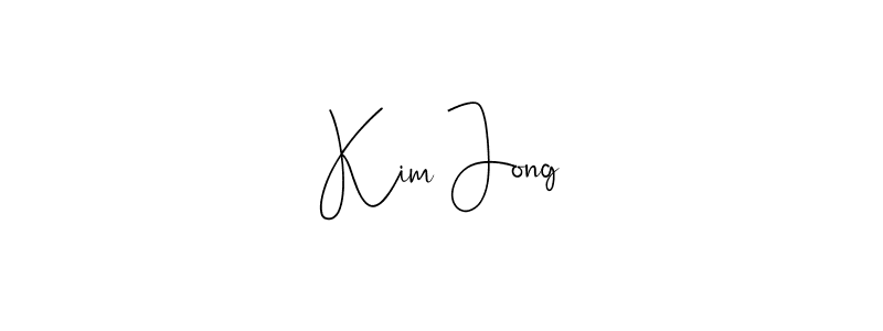 The best way (Andilay-7BmLP) to make a short signature is to pick only two or three words in your name. The name Kim Jong include a total of six letters. For converting this name. Kim Jong signature style 4 images and pictures png