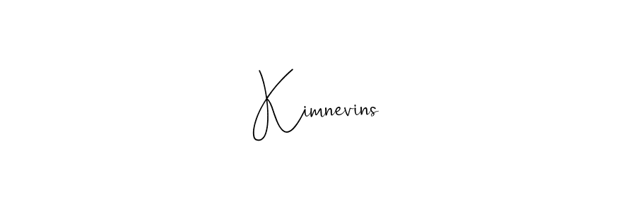 Design your own signature with our free online signature maker. With this signature software, you can create a handwritten (Andilay-7BmLP) signature for name Kimnevins. Kimnevins signature style 4 images and pictures png