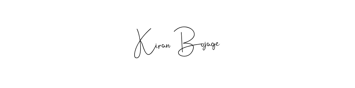 Also we have Kiran Bojage name is the best signature style. Create professional handwritten signature collection using Andilay-7BmLP autograph style. Kiran Bojage signature style 4 images and pictures png