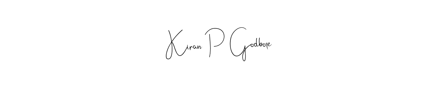 You can use this online signature creator to create a handwritten signature for the name Kiran P Godbole. This is the best online autograph maker. Kiran P Godbole signature style 4 images and pictures png
