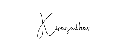 Create a personalized artistic stamp with Kiranjadhav in Andilay-7BmLP font. Perfect for visual artists, designers, and influencers. Kiranjadhav signature style 4 images and pictures png