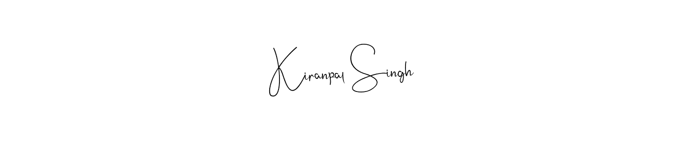 Design your own signature with our free online signature maker. With this signature software, you can create a handwritten (Andilay-7BmLP) signature for name Kiranpal Singh. Kiranpal Singh signature style 4 images and pictures png