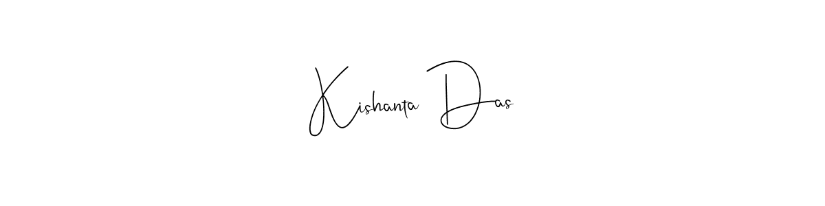 Also we have Kishanta Das name is the best signature style. Create professional handwritten signature collection using Andilay-7BmLP autograph style. Kishanta Das signature style 4 images and pictures png