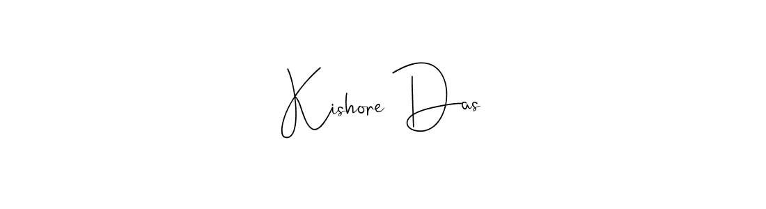 Design your own signature with our free online signature maker. With this signature software, you can create a handwritten (Andilay-7BmLP) signature for name Kishore Das. Kishore Das signature style 4 images and pictures png