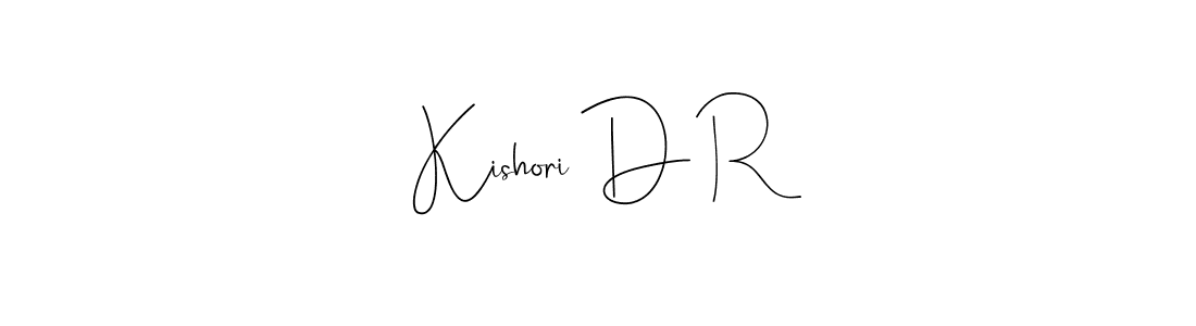 Also we have Kishori D R name is the best signature style. Create professional handwritten signature collection using Andilay-7BmLP autograph style. Kishori D R signature style 4 images and pictures png
