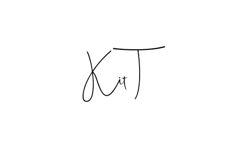 Kit T stylish signature style. Best Handwritten Sign (Andilay-7BmLP) for my name. Handwritten Signature Collection Ideas for my name Kit T. Kit T signature style 4 images and pictures png