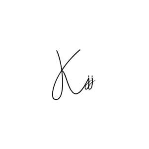 Design your own signature with our free online signature maker. With this signature software, you can create a handwritten (Andilay-7BmLP) signature for name Kjj. Kjj signature style 4 images and pictures png