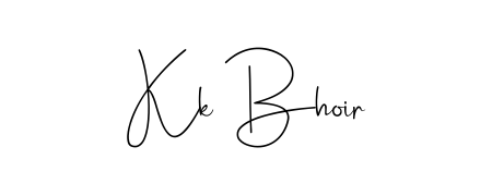 Practice writing Kk Bhoir with the flow of Andilay-7BmLP lettering. A fantastic source of inspiration for developing your personal signature style. Kk Bhoir signature style 4 images and pictures png