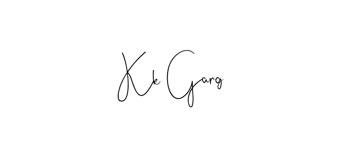 It looks lik you need a new signature style for name Kk Garg. Design unique handwritten (Andilay-7BmLP) signature with our free signature maker in just a few clicks. Kk Garg signature style 4 images and pictures png