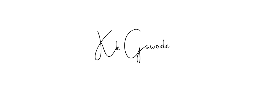 Create a beautiful signature design for name Kk Gawade. With this signature (Andilay-7BmLP) fonts, you can make a handwritten signature for free. Kk Gawade signature style 4 images and pictures png