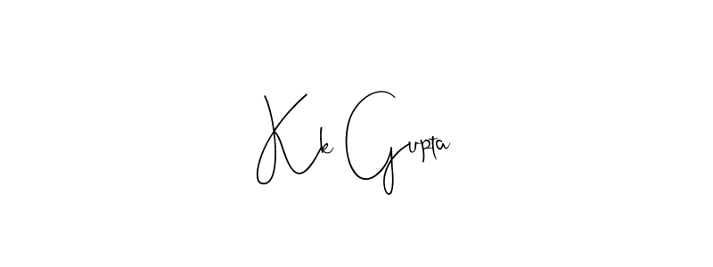 Kk Gupta stylish signature style. Best Handwritten Sign (Andilay-7BmLP) for my name. Handwritten Signature Collection Ideas for my name Kk Gupta. Kk Gupta signature style 4 images and pictures png