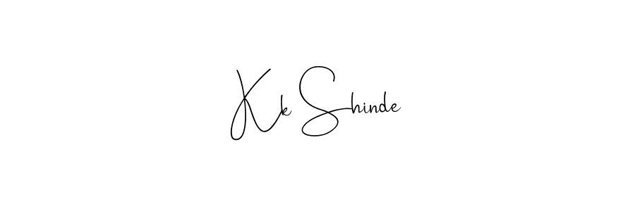 Also You can easily find your signature by using the search form. We will create Kk Shinde name handwritten signature images for you free of cost using Andilay-7BmLP sign style. Kk Shinde signature style 4 images and pictures png