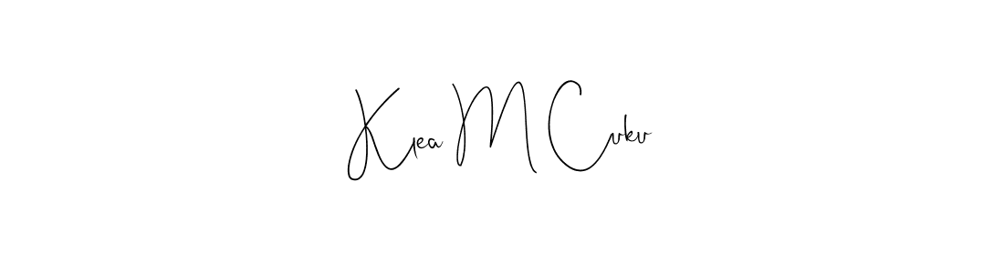 Check out images of Autograph of Klea M Cuku name. Actor Klea M Cuku Signature Style. Andilay-7BmLP is a professional sign style online. Klea M Cuku signature style 4 images and pictures png