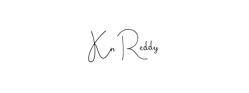 Also we have Kn Reddy name is the best signature style. Create professional handwritten signature collection using Andilay-7BmLP autograph style. Kn Reddy signature style 4 images and pictures png