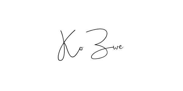 Make a short Ko Zwe signature style. Manage your documents anywhere anytime using Andilay-7BmLP. Create and add eSignatures, submit forms, share and send files easily. Ko Zwe signature style 4 images and pictures png