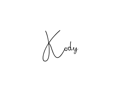 Create a beautiful signature design for name Kody. With this signature (Andilay-7BmLP) fonts, you can make a handwritten signature for free. Kody signature style 4 images and pictures png