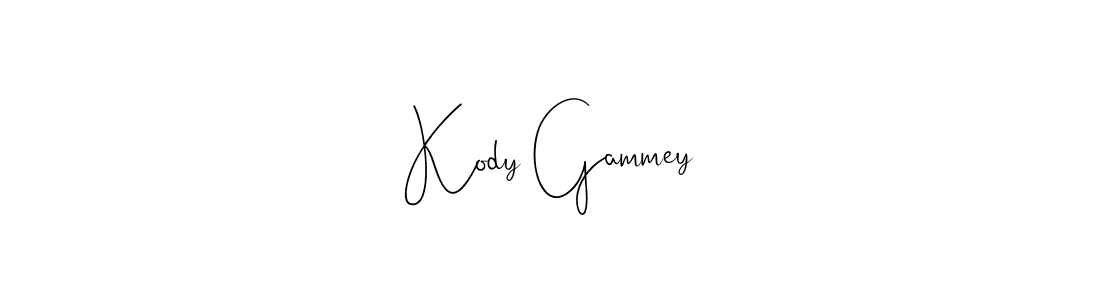Create a beautiful signature design for name Kody Gammey. With this signature (Andilay-7BmLP) fonts, you can make a handwritten signature for free. Kody Gammey signature style 4 images and pictures png