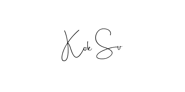 Make a short Kok Su signature style. Manage your documents anywhere anytime using Andilay-7BmLP. Create and add eSignatures, submit forms, share and send files easily. Kok Su signature style 4 images and pictures png