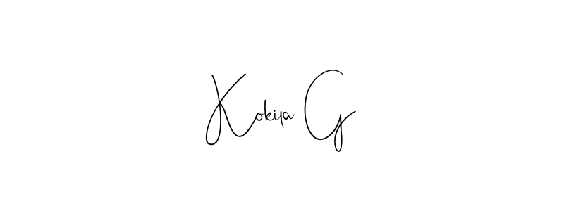 See photos of Kokila G official signature by Spectra . Check more albums & portfolios. Read reviews & check more about Andilay-7BmLP font. Kokila G signature style 4 images and pictures png