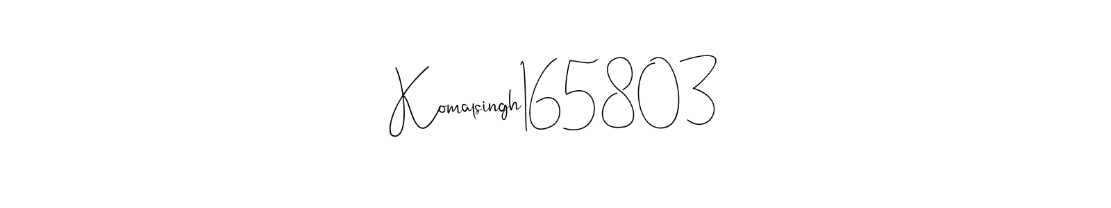 How to make Komalsingh165803 signature? Andilay-7BmLP is a professional autograph style. Create handwritten signature for Komalsingh165803 name. Komalsingh165803 signature style 4 images and pictures png