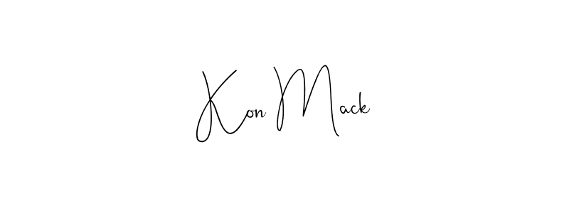 Similarly Andilay-7BmLP is the best handwritten signature design. Signature creator online .You can use it as an online autograph creator for name Kon Mack. Kon Mack signature style 4 images and pictures png